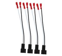 CHILDWEET 4pcs Versatile Car Speaker Wire Harness Adapter Wire Connectors Push Fit Car Audio Accessory Diy Install