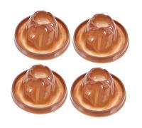 CHILDWEET 4pcs Volcano Eruption Model Bases Realistic Scientific DIY Volcano Experiment Props for Educational Learning and Reusable Simulation Kits