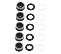 CHILDWEET 5 Sets of Hydraulic Jack Oil Seal Repair Kit Replacement Sealing Washer Prevents Hydraulic Oil Leaks Gasket for Various Floor Jacks