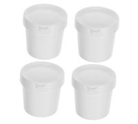 CHILDWEET 500Ml Paint Buckets with Lids Small Plastic Paint Storage Containers for Leftover Chemical and Engine Oil Storage Sealed Buckets for Indoor Outdoor Use