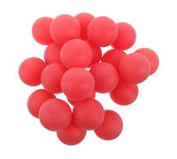 CHILDWEET 50pcs 40mm Red Plastic Table Tennis Balls for Festival Games, Pool, Party Decorations Pet Play, Standard Pong Balls for Party Activities