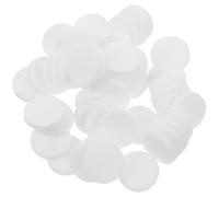 CHILDWEET 50Pcs Essential Oil Diffuser Cotton Pads 220Mm White Aromatherapy Refill for Car Aroma Necklace Pendant Air Freshener Accessories