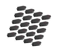 CHILDWEET 50pcs Mini Halloween Coffin Resin Figurines Set - Small Black Micro Coffin and Tombstone Decor for Dollhouse, Haunted House, and Seasonal Party Favors