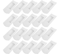 CHILDWEET 50pcs Small White Pillow Boxes with Window for Candy Sweets Chocolate Jewelry Packaging, Paper Boxes 16x7.8x2.5cm for Bakery Party Favors and Display