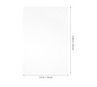 CHILDWEET 5pcs High Transparency Fep Film Kit for Printer Resin Printing Clear Nonstick Release Liner Sheets Thin Transparent Plastic Film with Scratch Resistant Surface