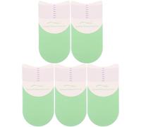 CHILDWEET 5pcs Lash Measuring Tool Eyelashes Curling Ruler Light Green Plastic Paper Convenient Practical Beauty Salon Personal Use
