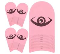 CHILDWEET 5Pcs Plastic Eyelash Measuring Ruler Set for Lash Extensions, Eyelash Length and Curl Degree Measuring Tool, Lash Stencils for Precise Symmetry in Beauty Applications