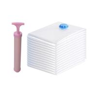 CHILDWEET 5pcs Vacuum Storage Bags Set with Hand Pump, Small 40x50cm Clothes Compression Space Saver Organizer for Travel and Home Storage Random Color