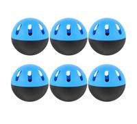 CHILDWEET 6pcs Baseball Practice Balls for Hitting Soft Eva Hollow Baseballs with Perforated Surface, Lightweight Training Balls to Throwing Accuracy and Support Skill Development for Indoor