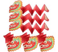 CHILDWEET 6Pcs Chinese Style Red Envelopes for Lunar Year Dragon Design Money Packets with Pull-out Card Slots Elegant Paper Red Pockets for Weddings Birthdays and Celebrations
