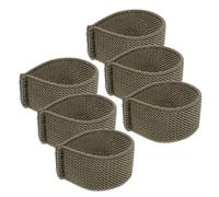 CHILDWEET 6pcs Military Green Elastic Belt Keepers Canvas Webbing Strap Retainers for Outdoor Backpack Duty Belt Loop Holders