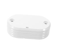 CHILDWEET 6pcs White Plastic Thermostat Protective Cover Plates for Commercial Freezer and Display Fridge with Clip-on Structure, Smooth Burrfree Surface, for Maintenance Tasks and Repair