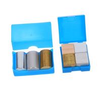 CHILDWEET 7pcs Metal Density Cube Set Copper Iron Aluminum Blocks for Physics Teaching Science Experiments Educational Demonstrations Portable Lightweight