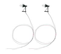 CHILDWEET 87 Scale Warm White LED Lamps for Micro Landscape Models, Mini Craft Supplies Compatible with 3-12V Power, for Dollhouse Decoration and Model Building