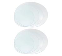 CHILDWEET 8pcs Laboratory Watch Glasses round Glass Teaching Tool for School Laboratory, Easy to Use and Accelerate Evaporation in Chemical Experiments