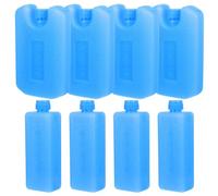 CHILDWEET 8pcs Reusable Leakproof Portable Cooler Ice Packs for Air Conditioner and Coolers, Lightweight Pe Plastic Ice Blocks for Picnics and Outdoor Events