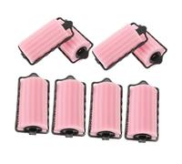 CHILDWEET 8pcs Self-holding Sponge Hair Rollers Soft Curlers for Waves and Curls Small Jumbo Styling Tools for Long and Hair Convenient Bang Clips for Makeup and Relaxation