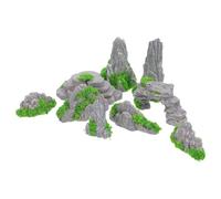 CHILDWEET 9pcs Miniature Rockery Resin Garden Sculptures with Elegant Design and Classical Charm, Versatile Micro Landscape Ornaments for Bonsai and Plants, for Home Decor and Creative DIY