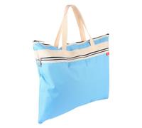 CHILDWEET A3 Blue Canvas Zipper File Bag for Art Storage and Documents