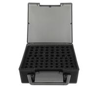 CHILDWEET aaa battery storage case batteries storage case aa for 72 AA AAA batteries, plastic case with multiple compartments, safe and reliable protection, clean modern design for home