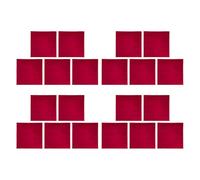 CHILDWEET Absorbent Thick Two-Ply Paper Napkins 20Pcs Disposable Burgundy Soft for Thanksgiving Parties Weddings and Bathroom Use