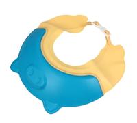 CHILDWEET Adjustable Shower Cap Pig Shape Bathing Hat with Widened Brim for Boys and Anti-backflow Ear and Eye Protector PP Material for Comfortable Hair Washing