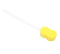 CHILDWEET Back Bath Sponge Long Handled Washer Bath Brush Shower Back Scrubber Yellow Sponge Pp Material for Daily Use and Shower Cleaning Legs and Butt