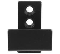 CHILDWEET Barn Door with Smooth Polished Chamfered Edges Sliding Floor Guide Adjustable Wall Mounted in Black Carbon Steel and Anti-Collision Feature for Scene Door Applications