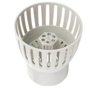 CHILDWEET Beige Pvc Fish Pond Drainage Outlet Easy to Install Leaf Collector Clean Garbage for Garden Ponds and Small Pools Accessory