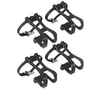 CHILDWEET Bike Pedals Practical Pedal Accessories 2 Pairs with Clips and Straps Lightweight and Nylon Material Simple Installation for Outdoor Cycling for Bike