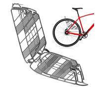 CHILDWEET Bike Rear Protection Mesh Screen for Bicycle Rear Wheel Silver Plastic Sturdy Construction Universal Use Bike Accessory Suitable for Cyclists and Parents