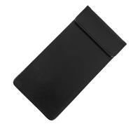 CHILDWEET Black Faux Leather Magnetic Menu Clipboard with Quick and Secure Attachment and Comfortable Touch, for Bars and Order Taking, Small Writing Support Board for Efficient Service
