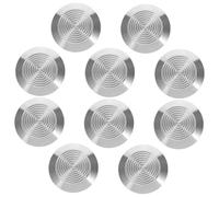 CHILDWEET Blind Road Paving Studs and Easy Installation High Visibility 10pcs Stainless Steel for Sidewalks, Subways, and Airports Suitable for Visually Impaired Individuals