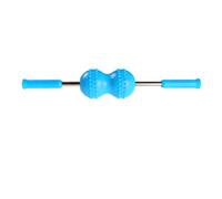 CHILDWEET Blue Double Ball Neck Massager Roller Stick for Shoulder and Arm Relief, Multifunctional Plastic Massage Roller Tool for Deep Relaxation