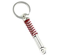 CHILDWEET Car Key Chains Memorial Keychain Model Mini Key Ring for Men Metal Keyring Pendant Red Creative Decorative