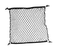 CHILDWEET Car Storage Mesh and Cargo Organizer Net for Trunk, Elastic Black Rear Car Luggage Net with Hooks, Stretchable Truck Cargo Mesh for Vehicle Storage and Securing Items