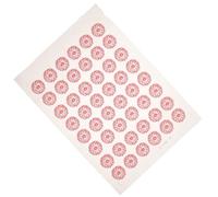 CHILDWEET Ceramic Transfers Paper Intricate and Colorful Flower Ceramic Sticker Designs Versatile Use Featuring Delicate Patterns on Red Paper for Crafters and Artists Working with Pottery
