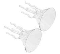 CHILDWEET Cocktail Glasses Set of 2 Octopus Shape Glass Goblets 13.4Cm Height for Weddings and Parties Versatile for Wine and Juice