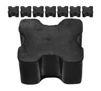 CHILDWEET Coil Spring Spacers Shock Absorbing Blocks Black Rubber 8pcs Heavy-Duty Enhanced Suspension and Load Capacity Upgrade for Cars and Suvs Suitable for 1 to 1.5 Inch Lift