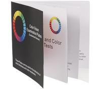 CHILDWEET Color Blindness Test Card Book English Edition Ishihara Eye Exam Chart Visual Testing Chart for Color Deficiency and Vision Screening