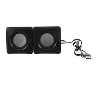 CHILDWEET Compact Mini USB Desk Speaker for Laptop and Desktop Computer, Easy to Use Small Desk Speaker with Abs Material and Enhanced Audio, for Home and Office Use