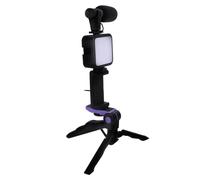 CHILDWEET Complete Photography Kit with Tripod Stand Led Phone Holder for Filming Fill Lights Microphone