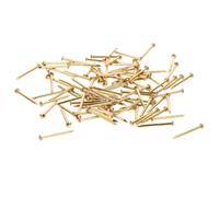 CHILDWEET Copper Nail 200pcs Round Head Copper Nail for Hanging Picture Frame, Golden, Copper, not Easy to Bend, Strong and Sharp, DIY Projects