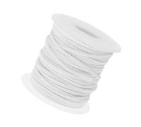 CHILDWEET Cotton Braided Candle Wick Spool 32 Strands White, Slight Curl When Burning, Can be Cut to Different Lengths, for DIY Candle Making, 1 Roll 44g