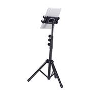 CHILDWEET Creative Black Phone and Computer Bracket with Shockproof Abs and Iron Material, Strong Support, Practical Tripod Stand for Watching Video Movies and Webcasts