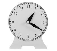 CHILDWEET Creative Clock Model for Learning to Tell Non-moving Dual-hand Teaching Aid Desktop Educational Prop for Students Stable Table Display Random Color Random Color