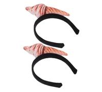 CHILDWEET Cute Ice Cream Headband Party Hairband for Women Funny Headdress for Photo Booth