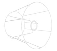 CHILDWEET DIY Lamp Shade Frame Metal Wire Cage Hollow Drum Ring for Bedroom Living Dining Lighting Projects with Inner Compatible with Standard Lamp Bases