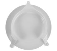 CHILDWEET Elderly Dining Bowl with Anti-Spill Suction Base, Plastic Spillproof Food Scooper Tray for Disabled Adults, 10 Inch Non-Skid Adaptive Plate for Home Use