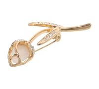 CHILDWEET Elegant Tulip-shaped Brooch Pin Zinc Alloy Material with Quality and Durability, Stylish and Easy to Maintain Clothing Accessory for Women and Teens for Engagement